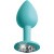 Hook up Crothless Secret Gem - Анальная пробка с трусиками, XL-2XL, 7.1х3.3 см